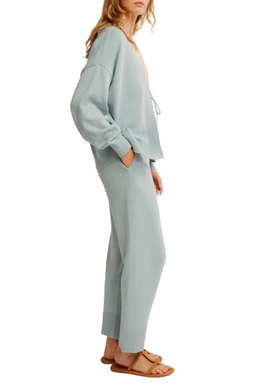 Shop Free People Solar Cardigan & Pants Set In Icy Lake