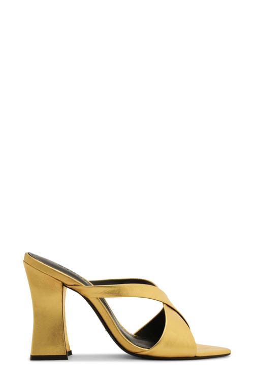 Schutz Glenda Sandal In Gold