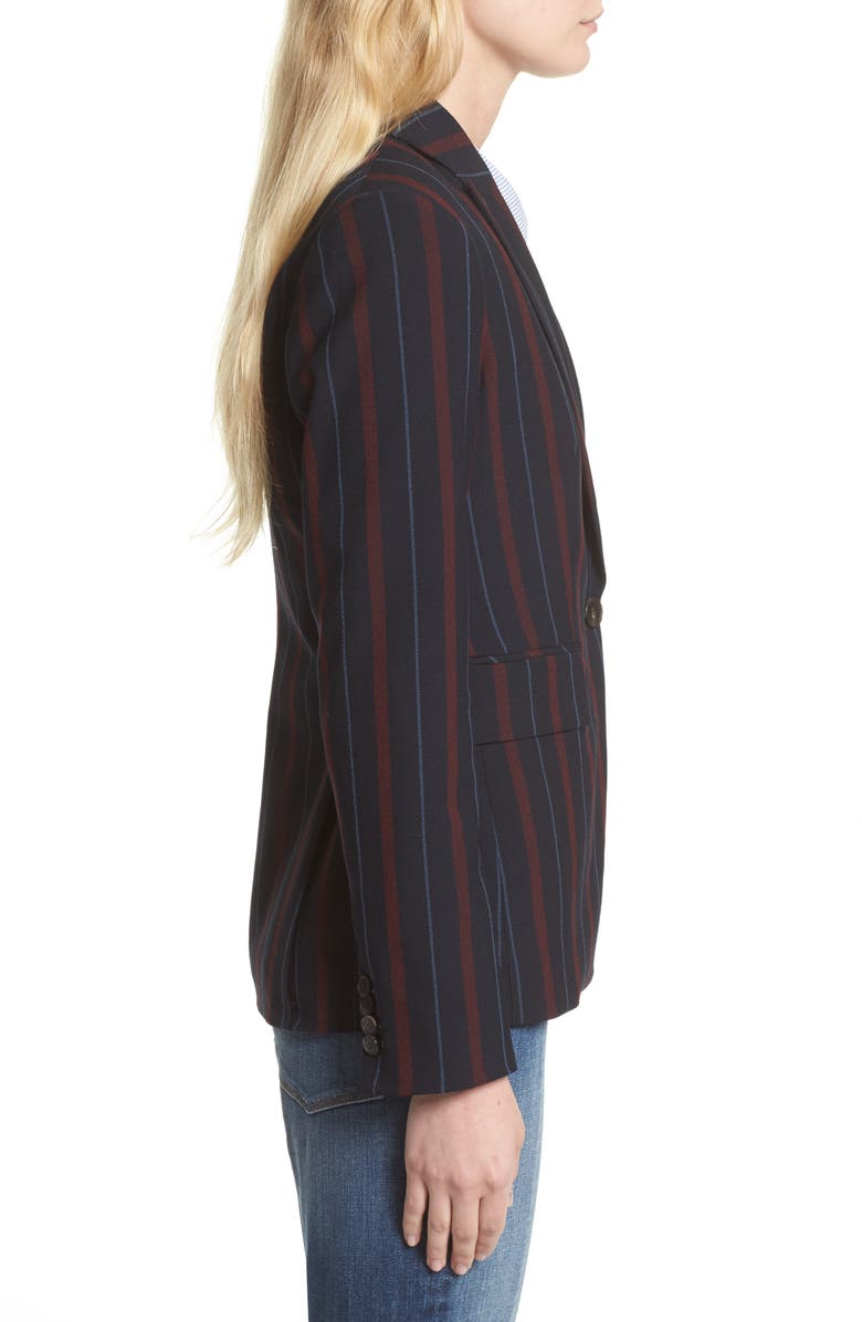 Veronica Beard Carter Cutaway Jacket with Removable Dickey, Alternate, color, 