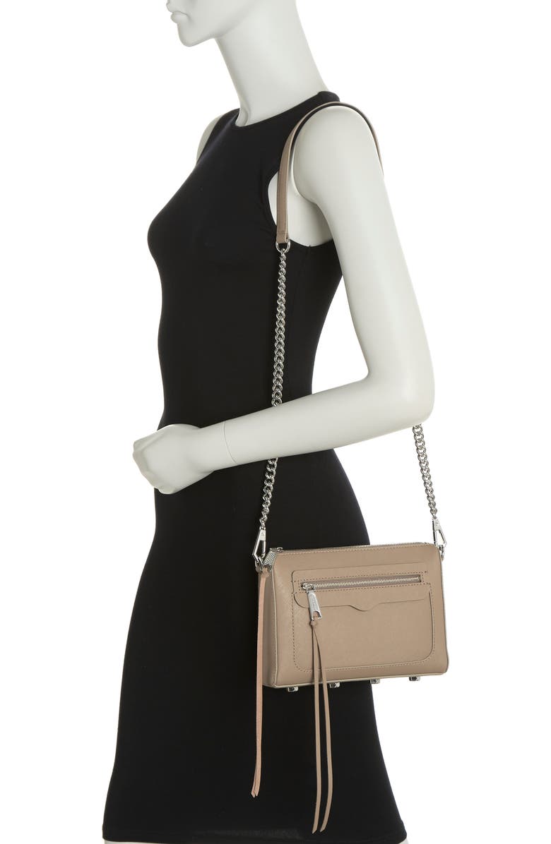 Rebecca Minkoff Avery Leather Crossbody Bag, Alternate, color,