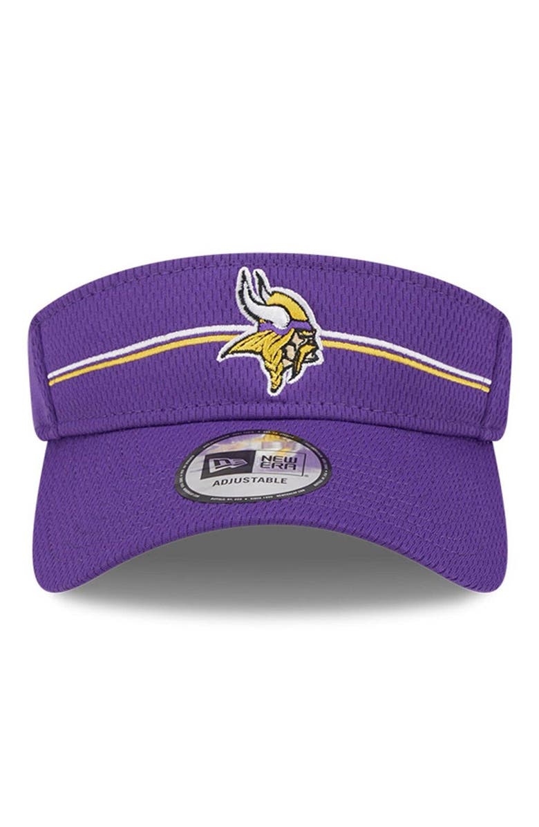 New Era Men's New Era Purple Minnesota Vikings 2023 NFL Training Camp Adjustable Visor, Alternate, color, 