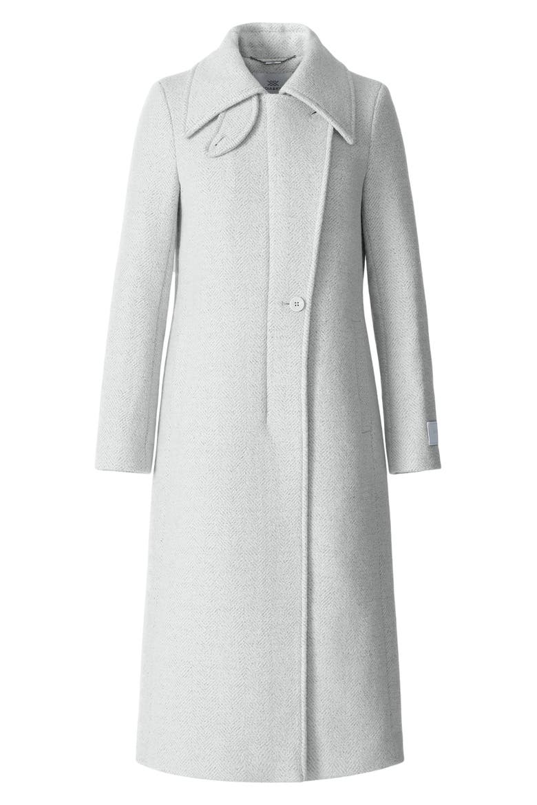 Irena Wool Blend Coat, Alternate, color, STONE BLUE