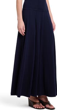 TWP Seamed Wool Maxi Skirt