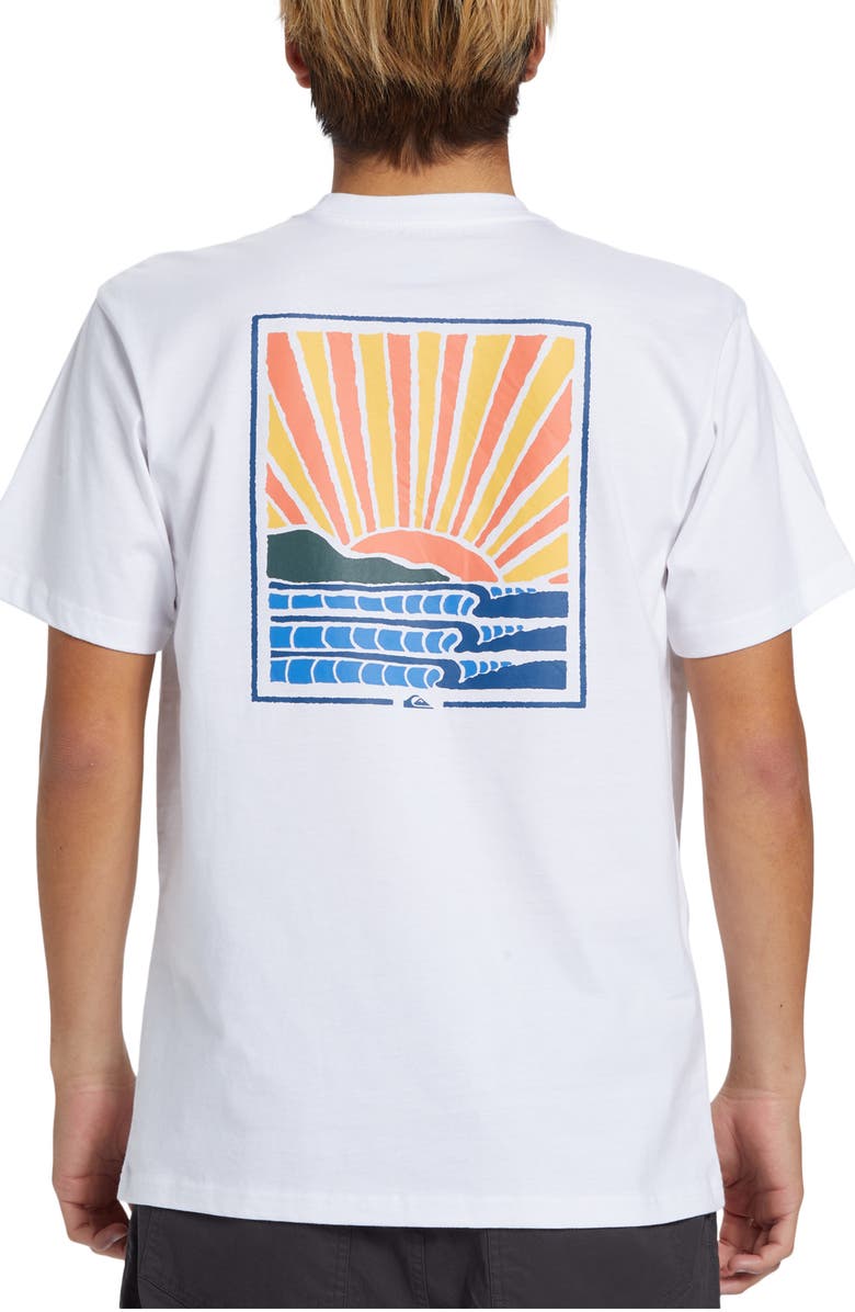Quiksilver Sun Rays Graphic T-Shirt, Alternate, color, 