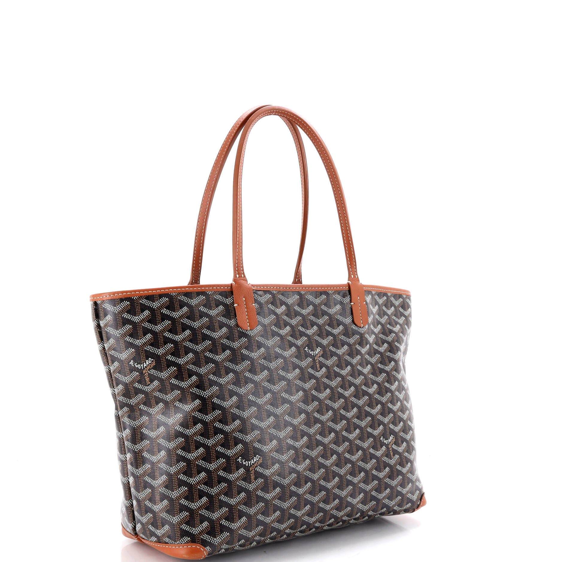 Pre-Owned Goyard Artois Tote Coated Canvas PM, Alternate, color, Black