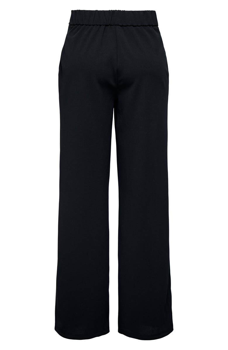 Only Rina Button High Waist Pants, Alternate, color, Black Detail Goldbuttons