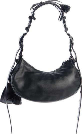 Extra Small Le Cagole Rose Leather Shoulder Bag