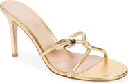 Gianvito Rossi Serpent Stiletto Slide Sandal