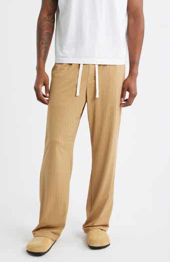 RIZORT Francis Grid Stretch Nylon Blend Drawstring Pants
