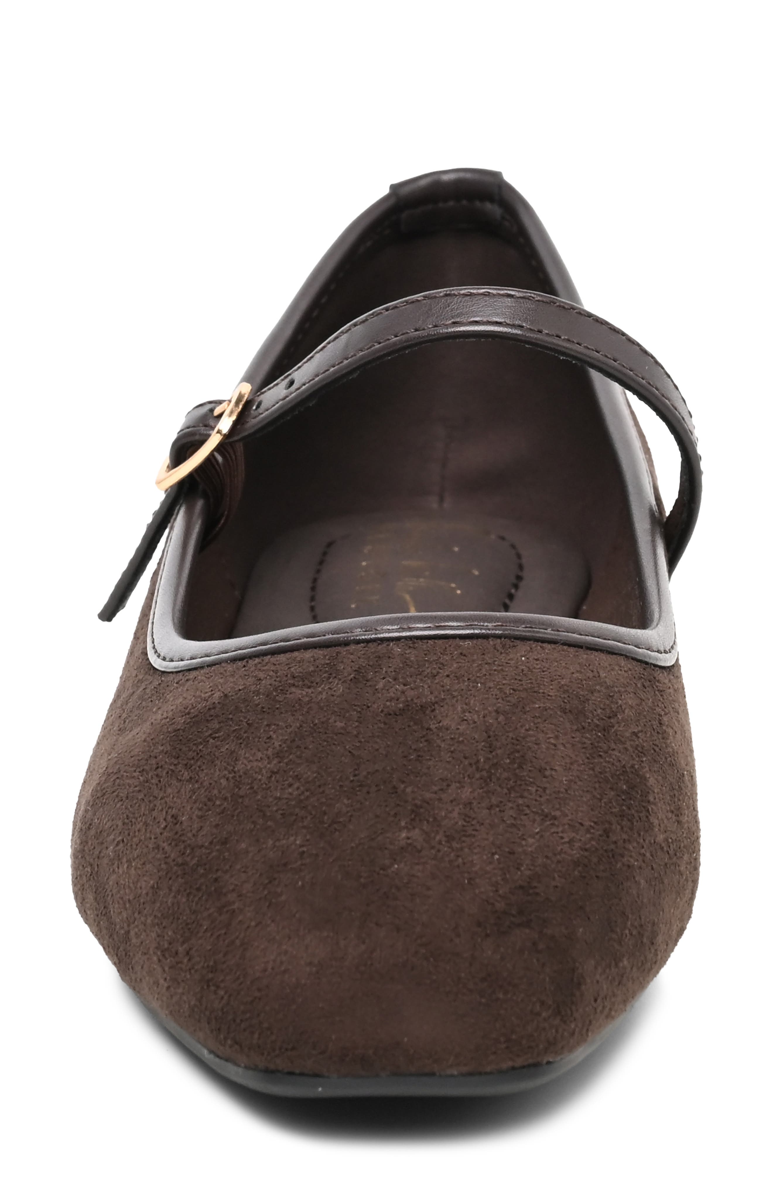 Mexxy Mary Jane Flat, Alternate, color, CHOCOLATE MICRO