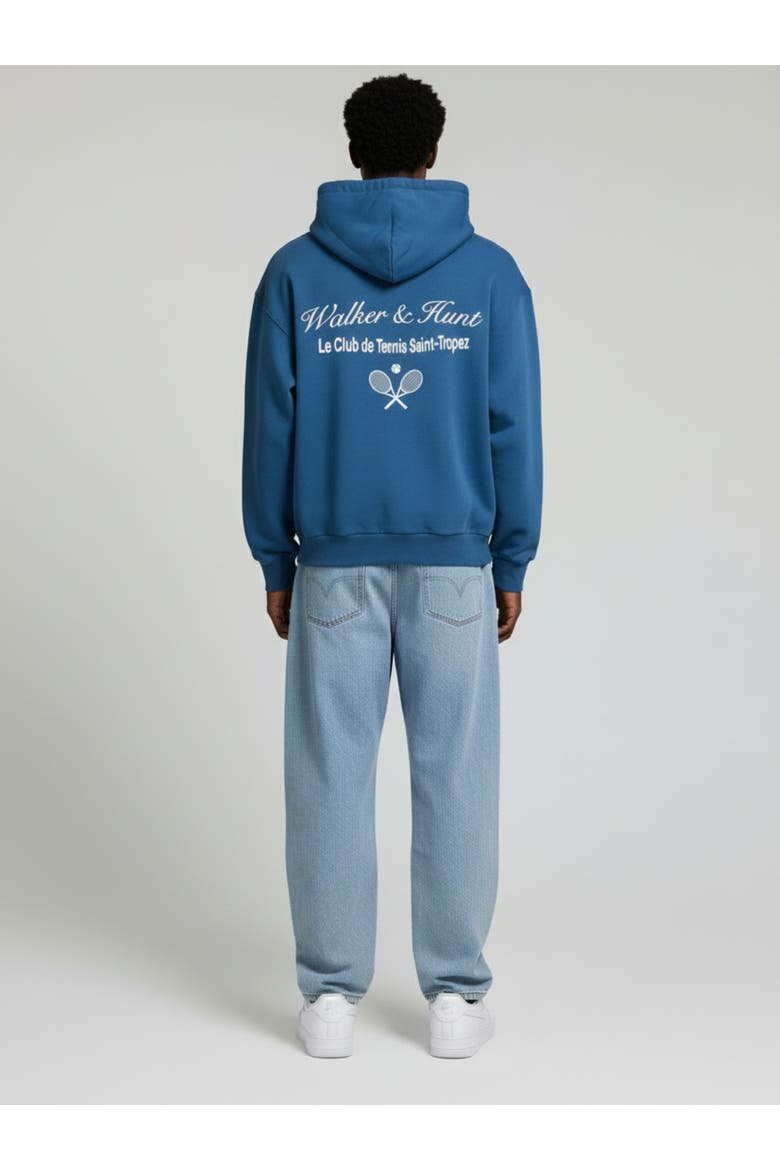 Relaxed Hoodie, Alternate, color, Blue