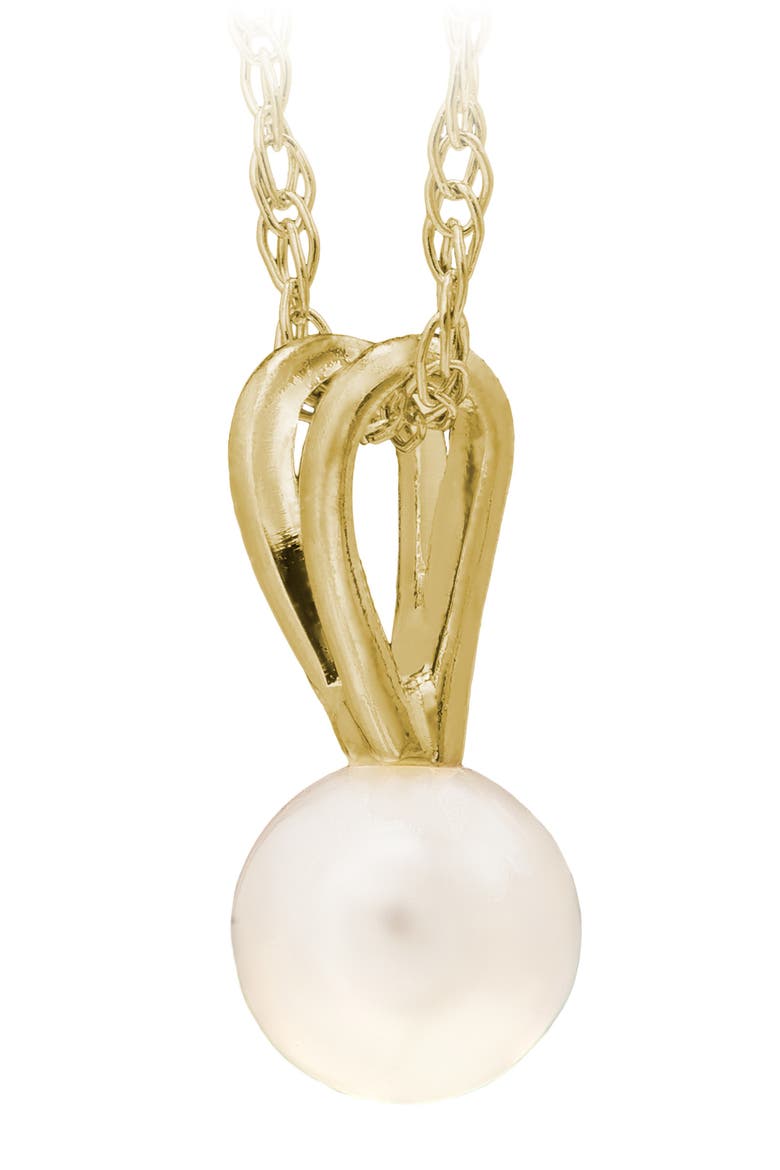Pearl Pendant Necklace, Alternate, color, GOLD