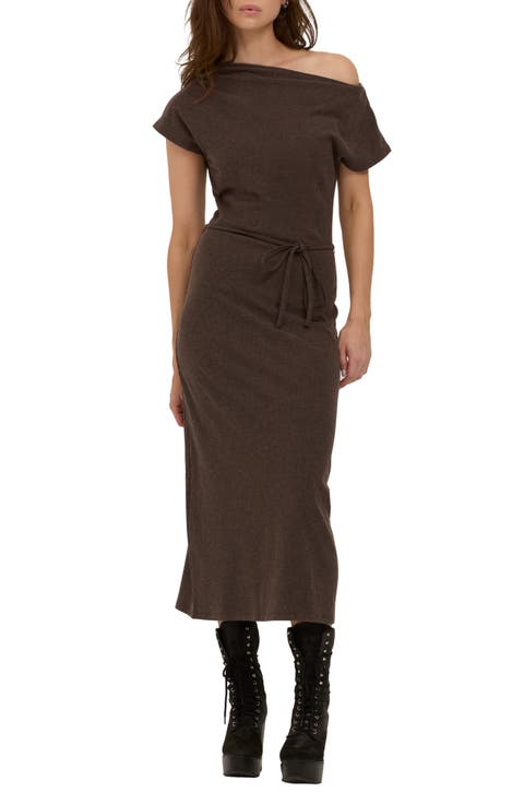 Laurel Off the Shoulder Midi Dress