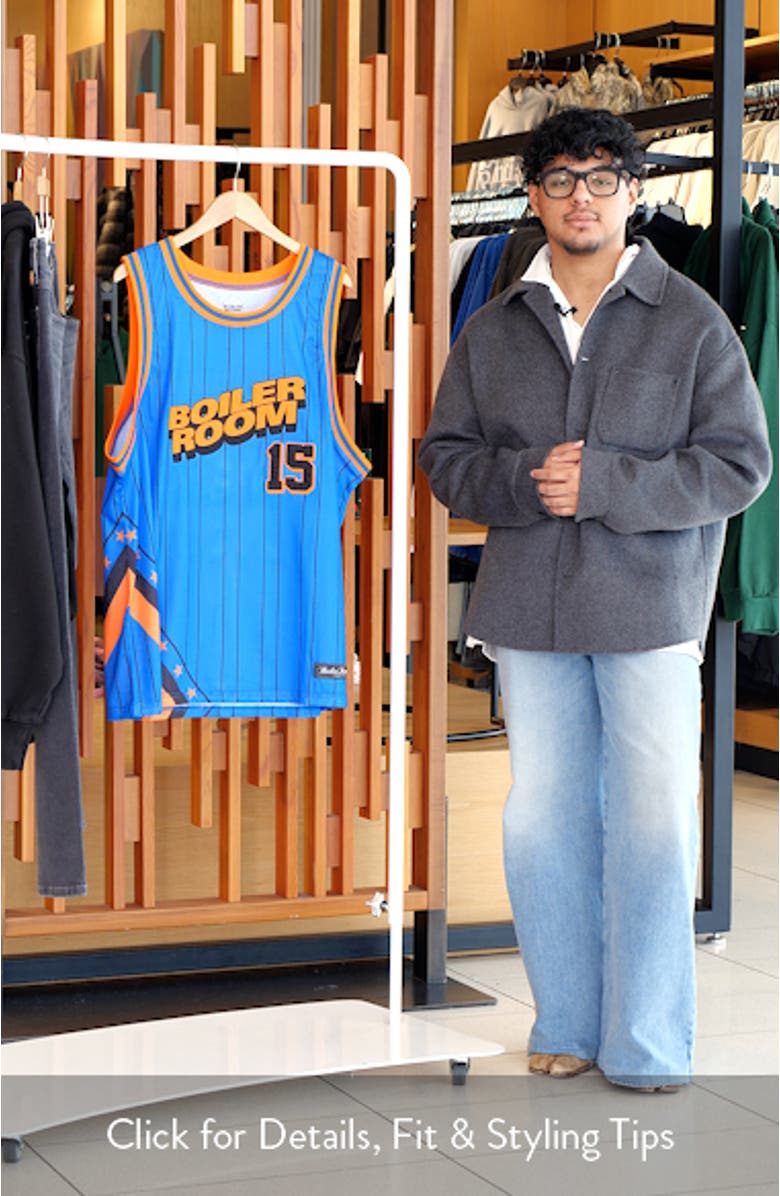 Graphic Mesh Basketball Jersey, sales video thumbnail