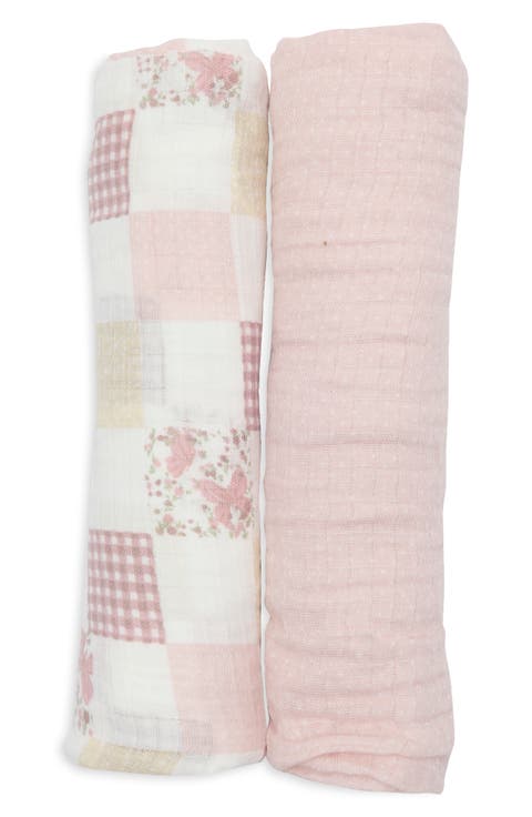 Kids' 2-Pack Muslin Blankets Set