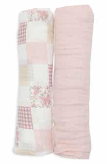Kids' 2-Pack Muslin Blankets Set