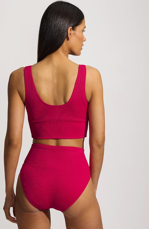 Shop Lands' End Tugless Tankini Top And High Waisted Bottom Swimsuit Set