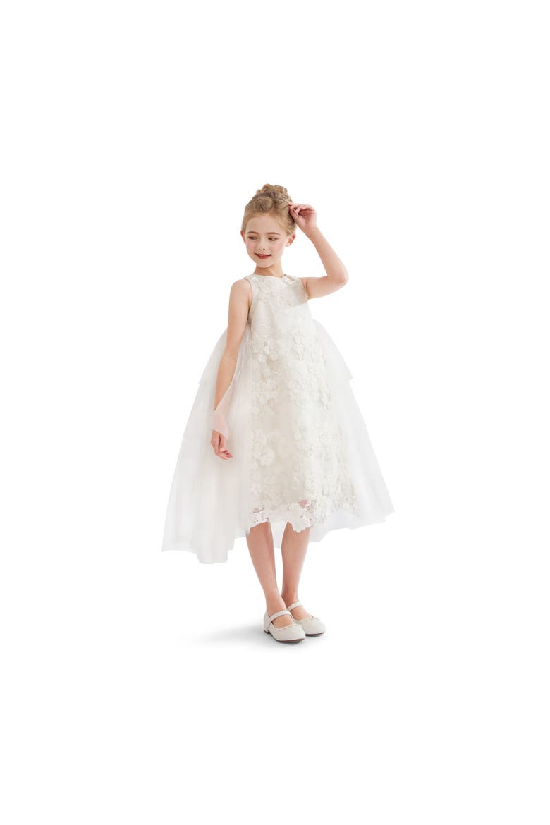 Zeloria Formal Dress, Alternate, color, White
