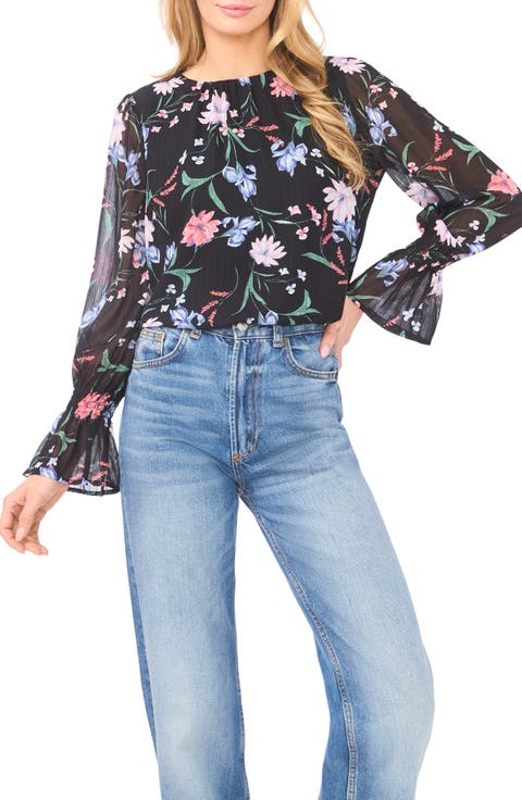Floral Stripe Top