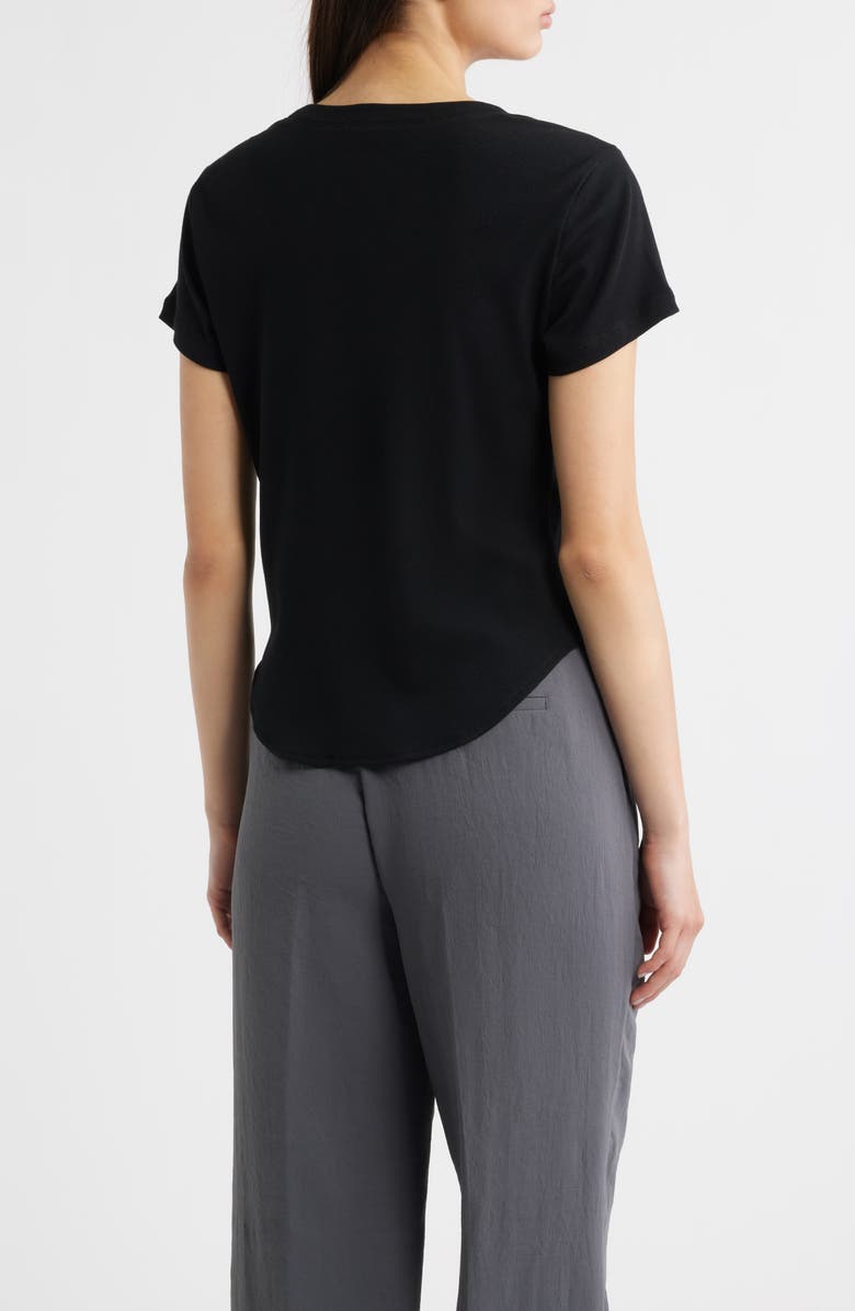 ARTLESS FOREVER Crawford Short Sleeve Top, Alternate, color, Black