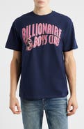 Billionaire Boys Club Curve Logo Graphic Cotton T-Shirt