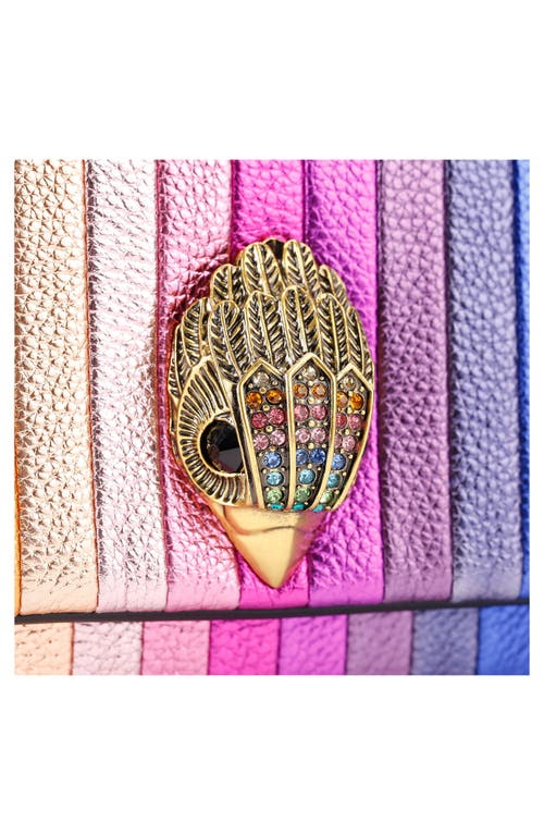 Kurt Geiger London Mini Kensington Leather Crossbody Bag In Multi