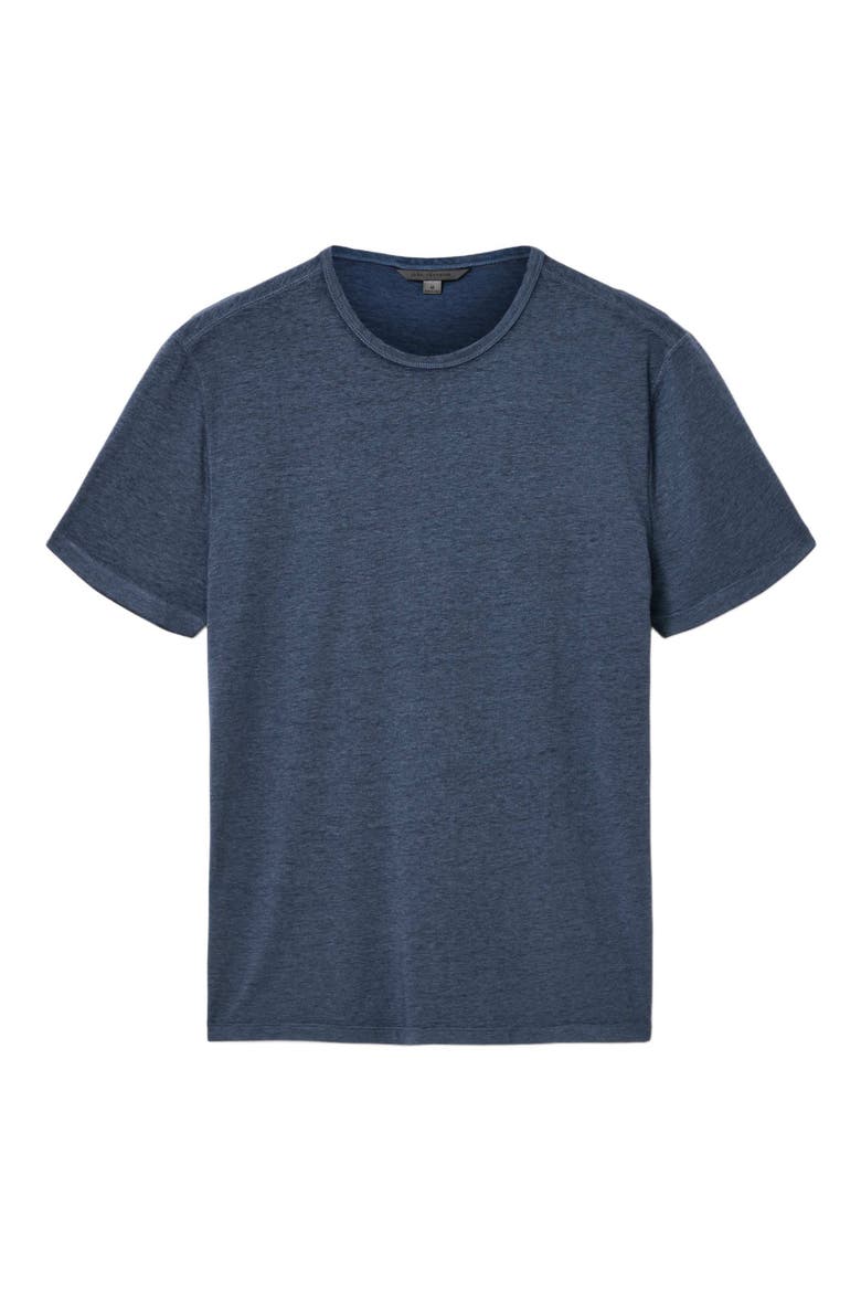 Bale Burnout Crewneck T-Shirt, Alternate, color, OILED BLUE