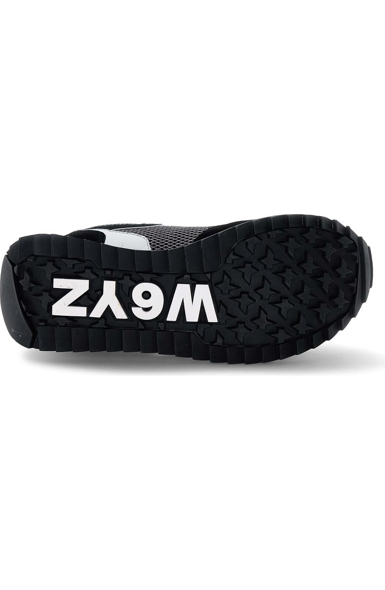 W6YZ Deva Sneaker, Alternate, color, Black White