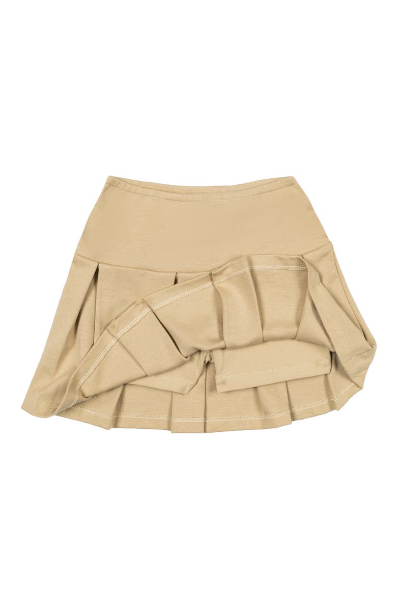Hope & Henry Girls' Ponte Pleated Skort, Kids, Alternate, color, 