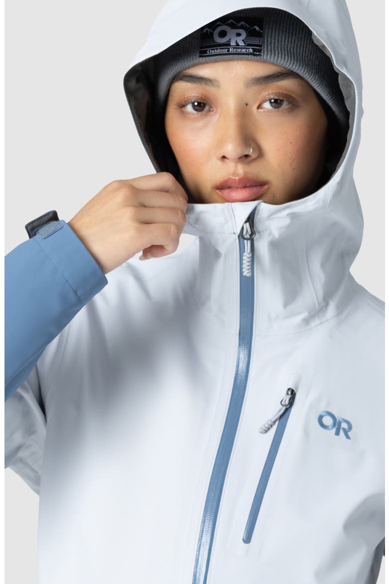 Aspire II Gore-Tex® Waterproof Jacket, Alternate, color, TITANIUM/ASCENT BLUE