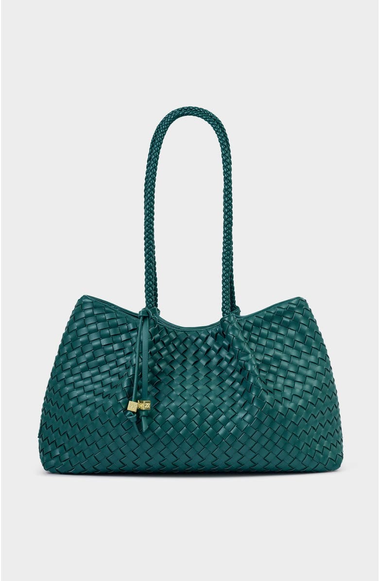 Katie Loxton Nova Small Shoulder Tote, Main, color, Palm Green