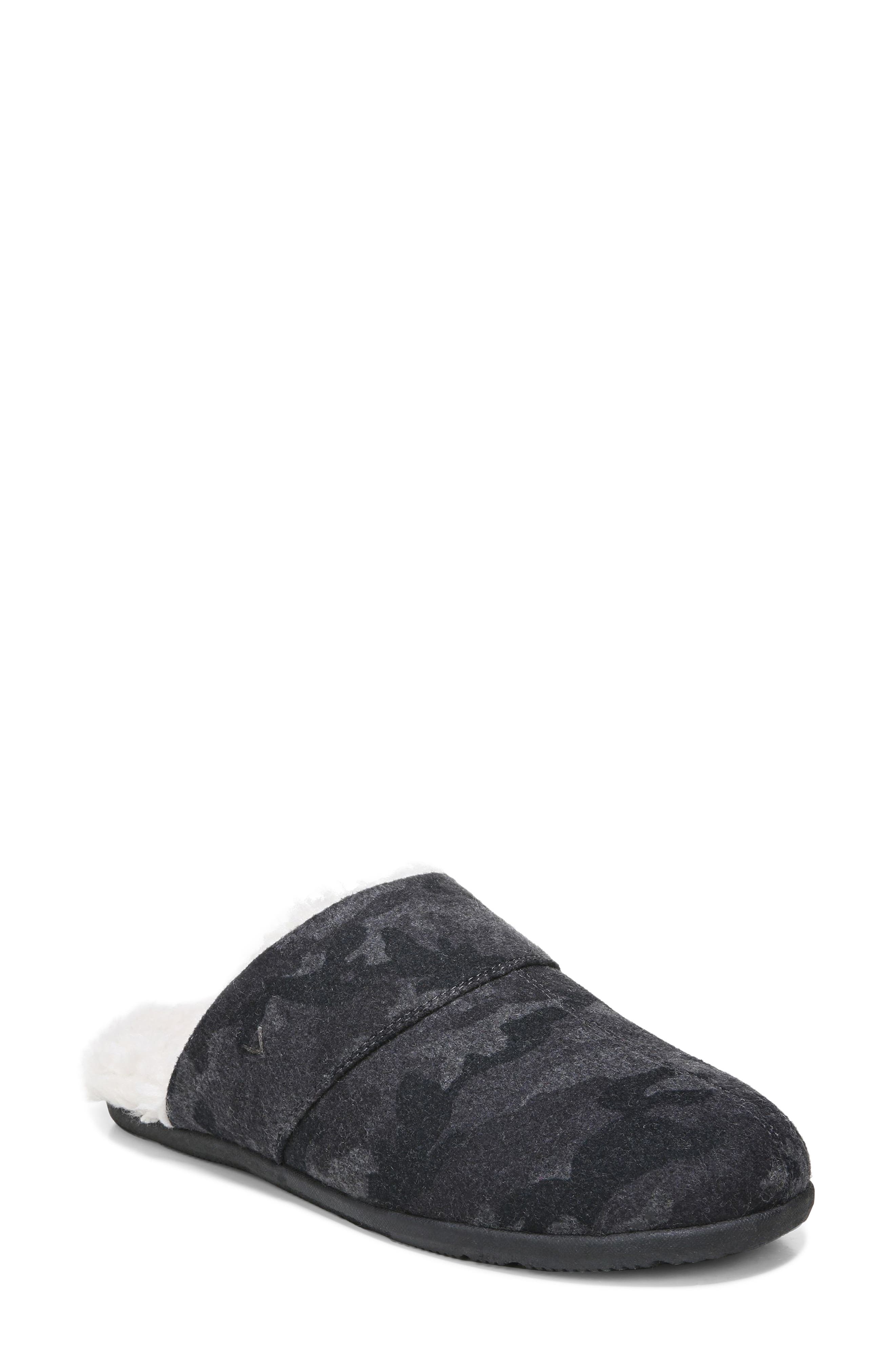 Vionic Alfons Faux Fur Lined Slipper, Main, color, 