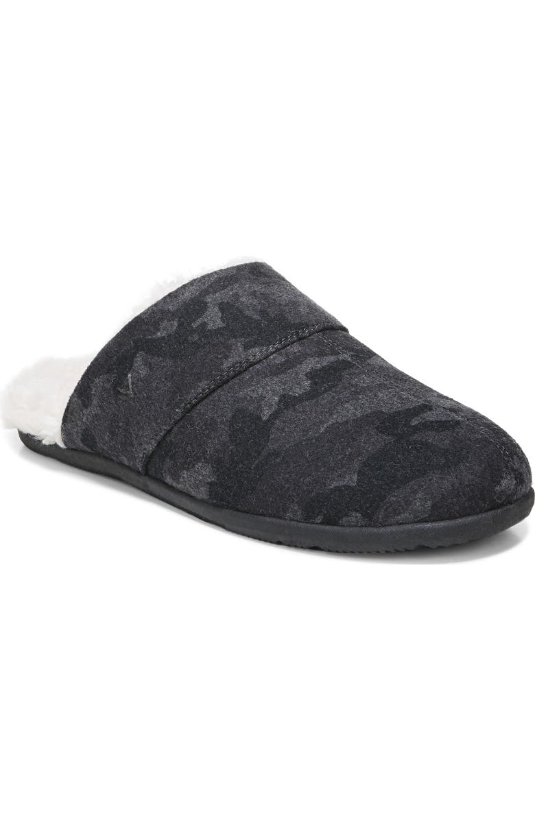 Vionic Alfons Faux Fur Lined Slipper, Main, color,