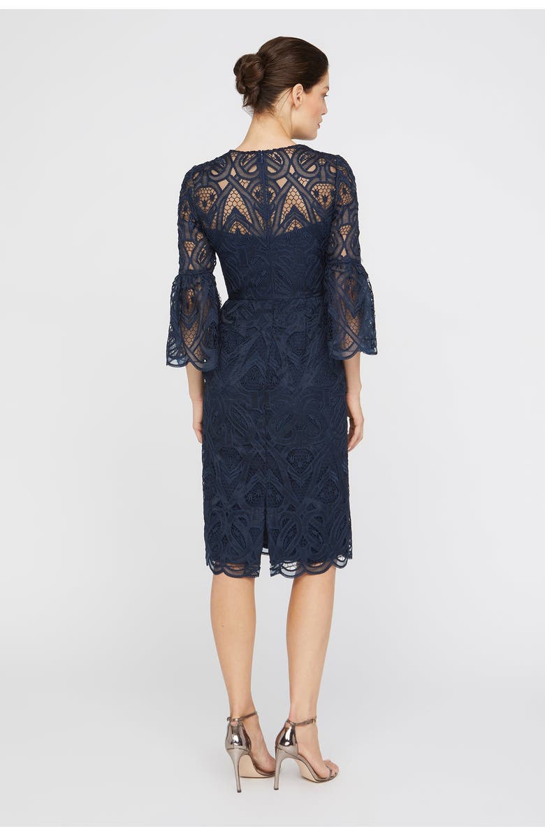 Theia Jen Flared Sleeves Cocktail, Alternate, color, 