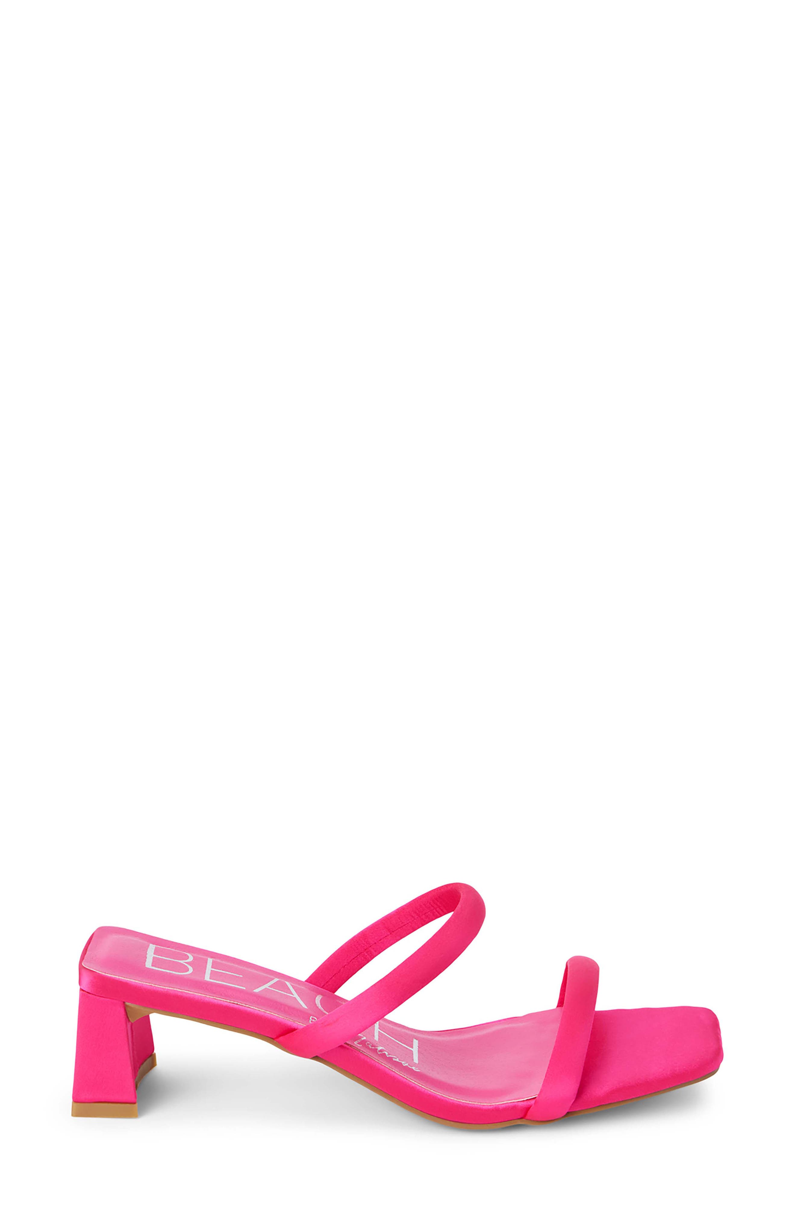Jerry Strappy Slide Sandal, Alternate, color, HOT PINK