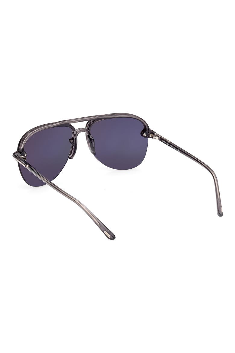 Terry 62mm Oversize Aviator Sunglasses, Alternate, color, GREY/ OTHER / SMOKE