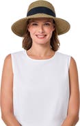 Coolibar Women's Clara Sun Hat With Ribbon, Upf 50+ Sun Protection