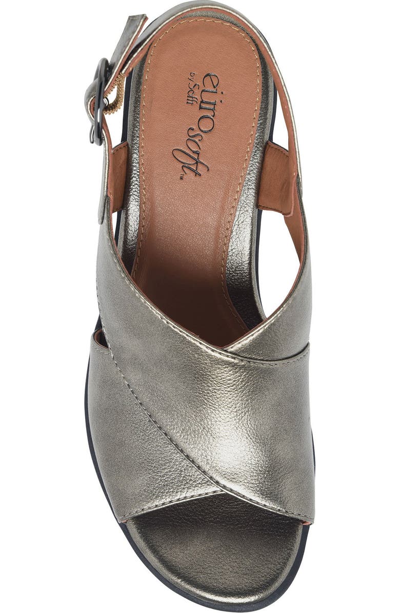 EUROSOFT Kylie Slingback Sandal, Alternate, color, Pewter