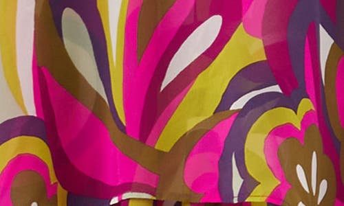 Trina Turk Stride Tiered Dress In Multi