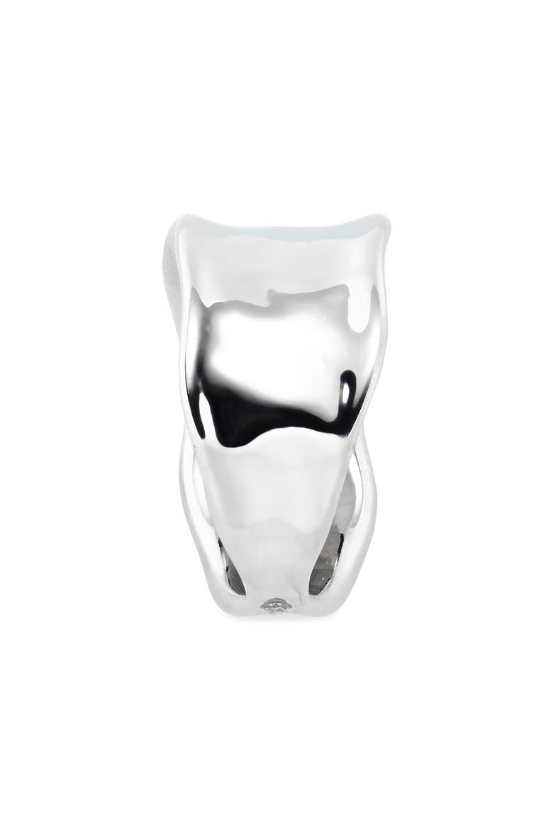 Molten Wide Band Ring, Alternate, color, RHODIUM