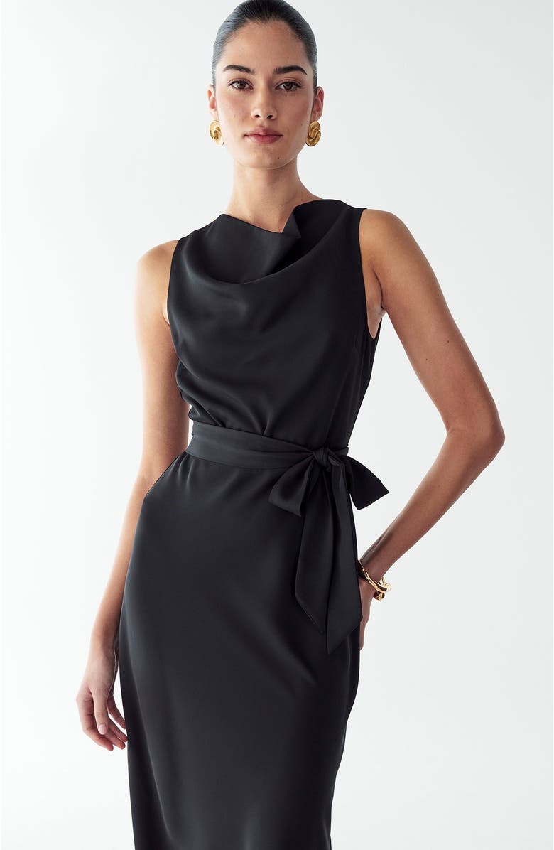 WILLA Reane Dress, Alternate, color, Black