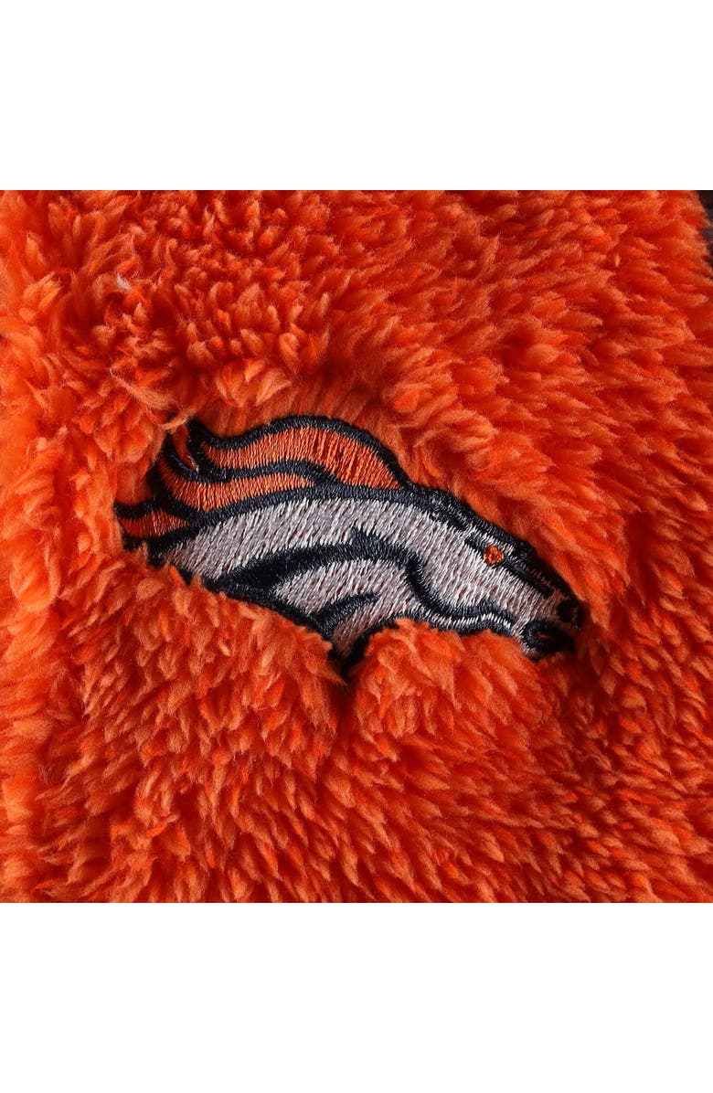Outerstuff Newborn & Infant Orange/Gray Denver Broncos Game Nap Teddy Fleece Bunting Full-Zip Sleeper, Alternate, color, 