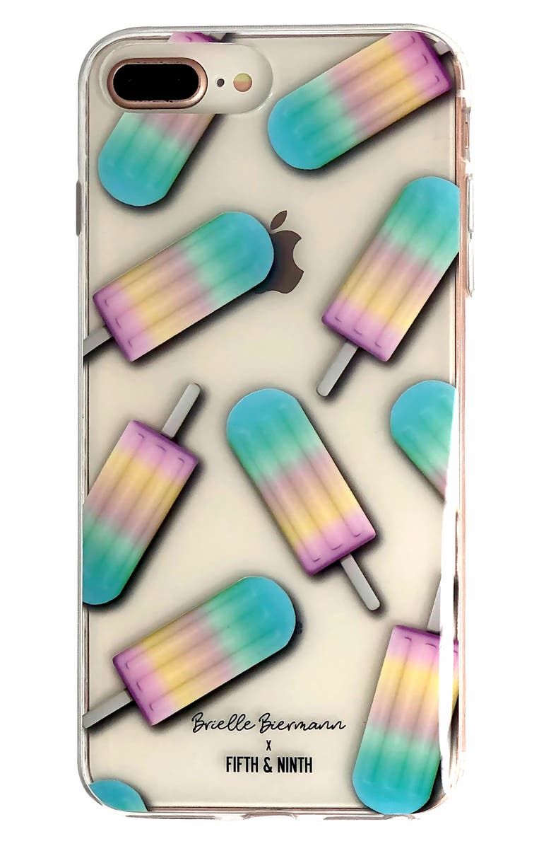 Fifth & Ninth x Brielle Biermann Stay Cool iPhone 6/6s/7/8 Plus Case, Main, color,