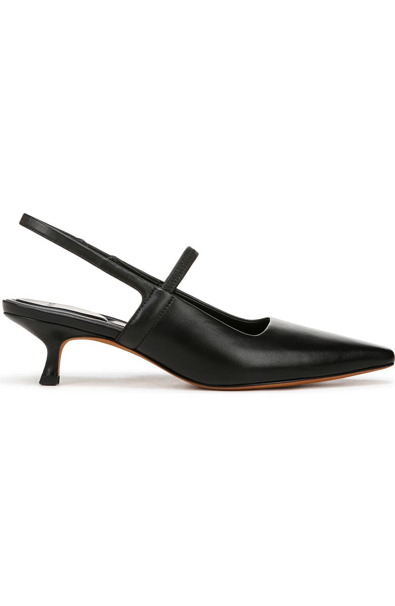 Vince Venice Slingback Pointed Toe Kitten Heel Pump, Alternate, color,