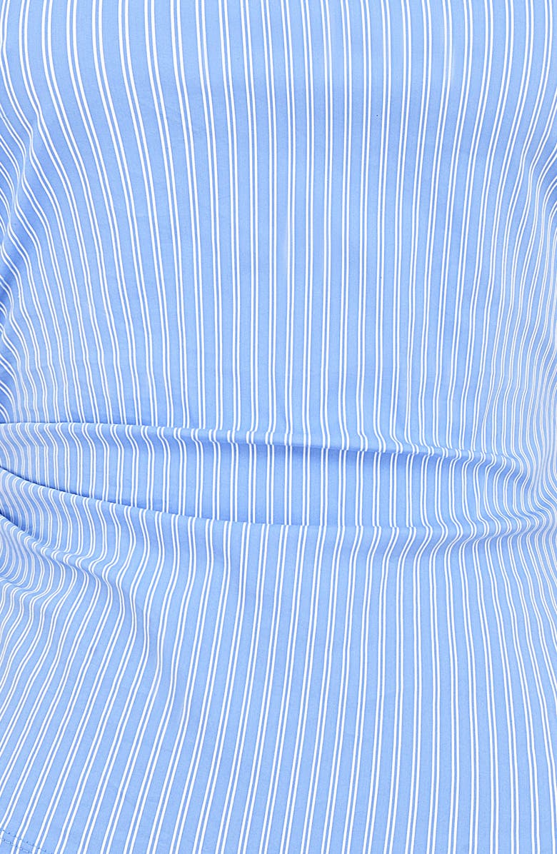 Mistress Rocks Stripe One-Shoulder Asymmetric Top, Alternate, color, Blue