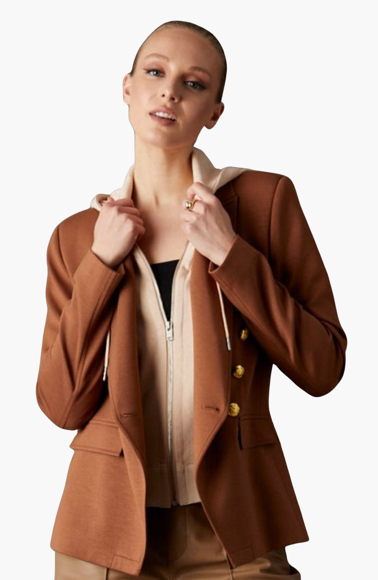 BLUE REVIVAL Helen Double Breasted Blazer, Main, color, 