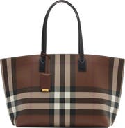 Burberry Medium Check Tote