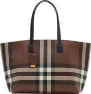 Burberry Medium Check Tote