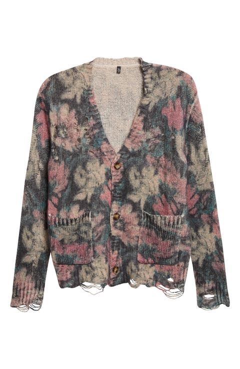 Boy Floral Cashmere Cardigan