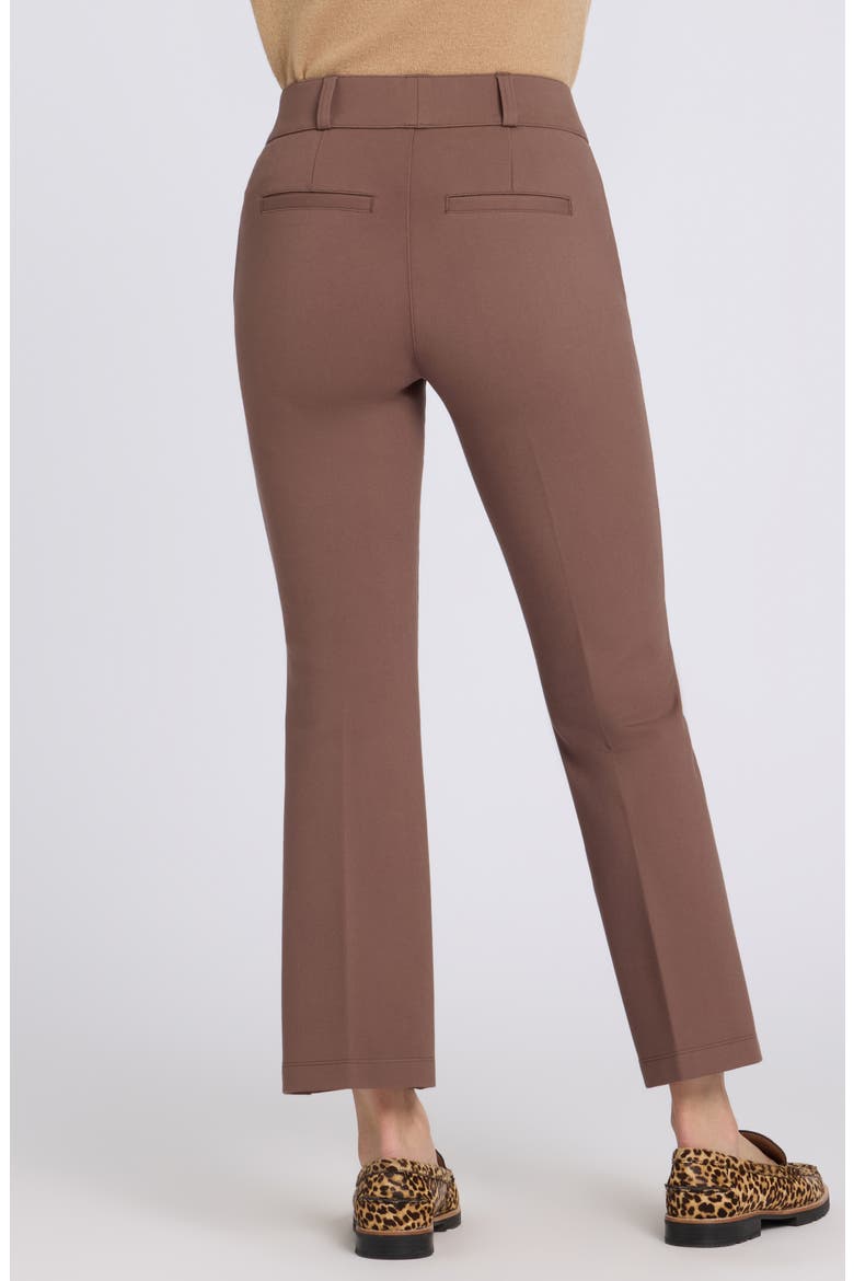 Pull-On Ankle Flare Pants, Alternate, color, DEEP TAUPE